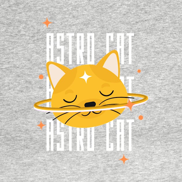 Yellow Astrocat by Graphica01